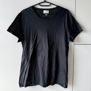 ACNE STUDIOS BLACK TEE, SIZE L